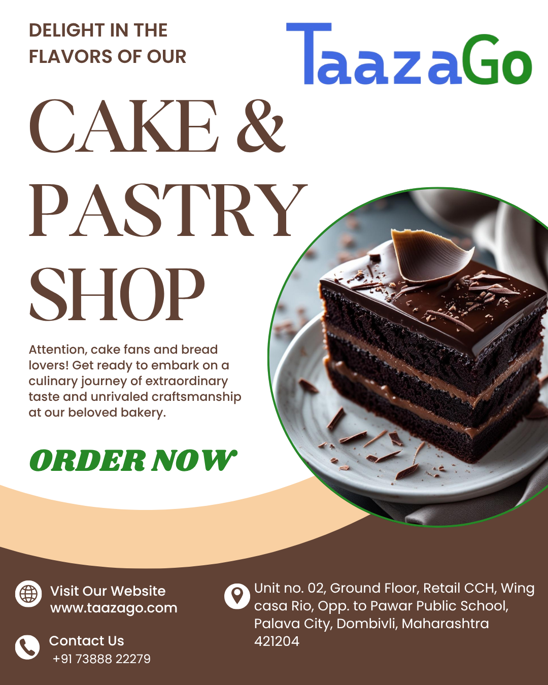 Indulge in rich, decadent cakes and irresistible pastries made fresh every day 🍰