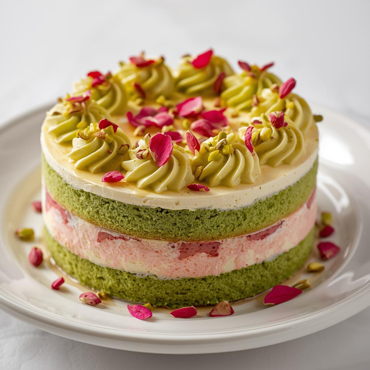 Pista Falooda Cake 