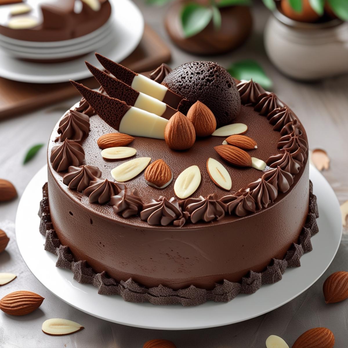 Choco Almond Cake