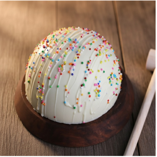 White Chocolate Pinata Cake