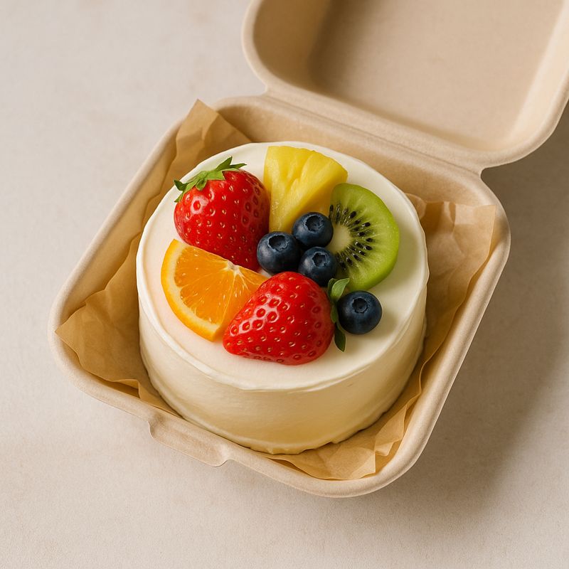Bento Fruit Cake Small (On Order 1 Day Delivery)